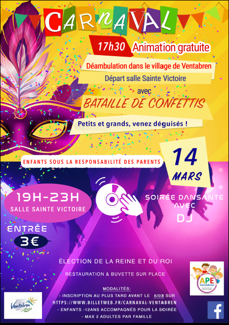 Carnaval des enfants ANNULE