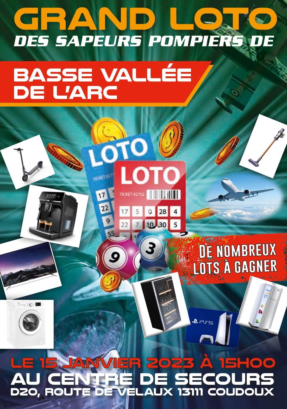 GRAND LOTO DES POMPIERS
