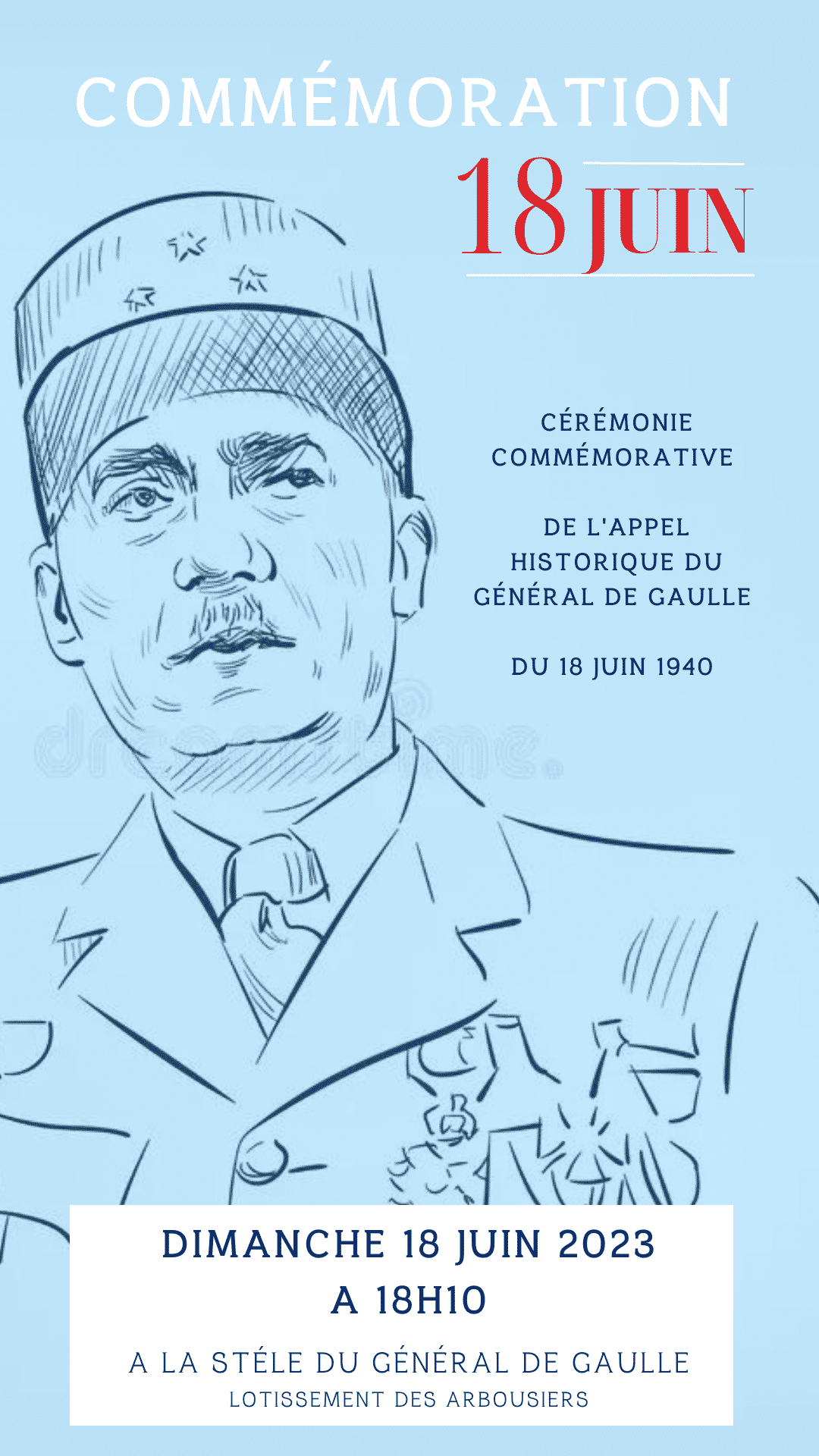 Commémoration de l’appel du 18 juin