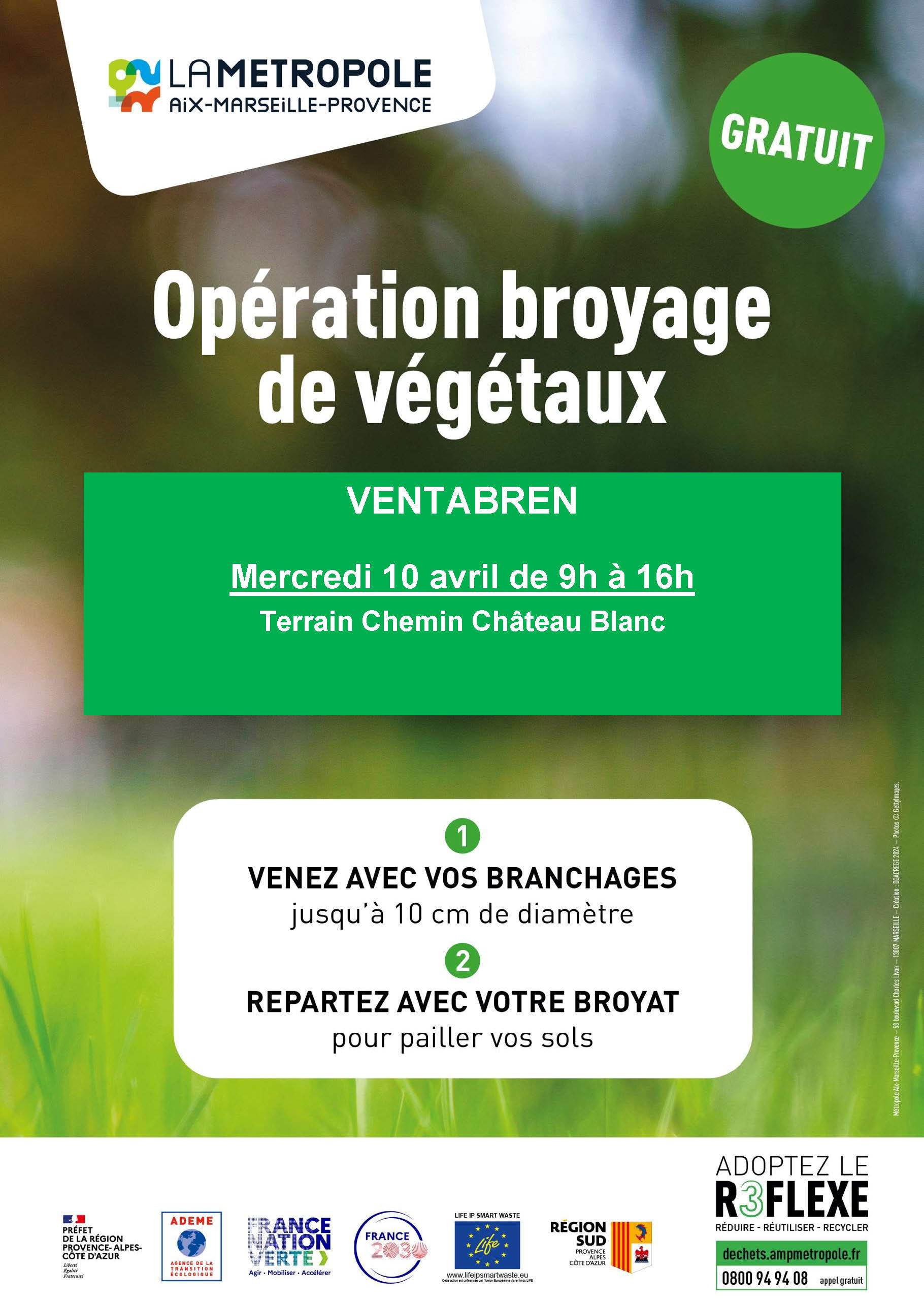 OPERATION BROYAGE DE VEGETAUX