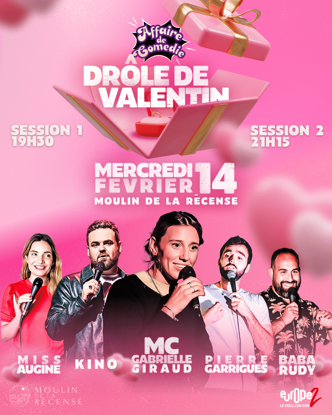 DRÔLE DE VALENTIN – Spectacle d’humour