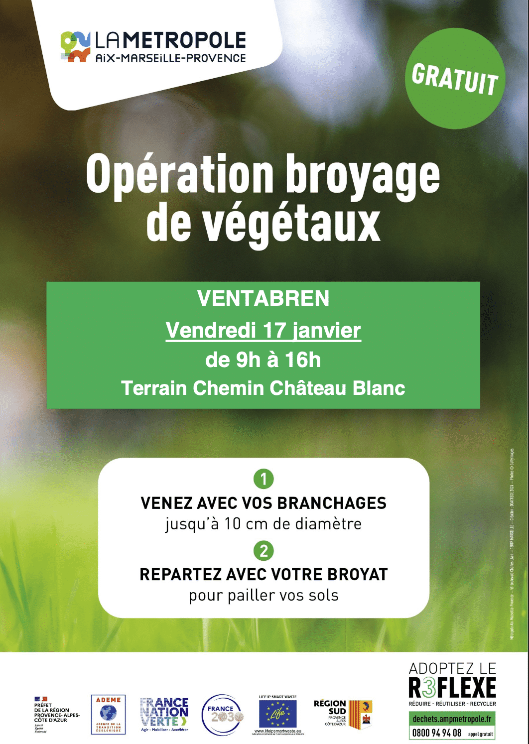 OPÉRATION BROYAGE DE VÉGÉTAUX