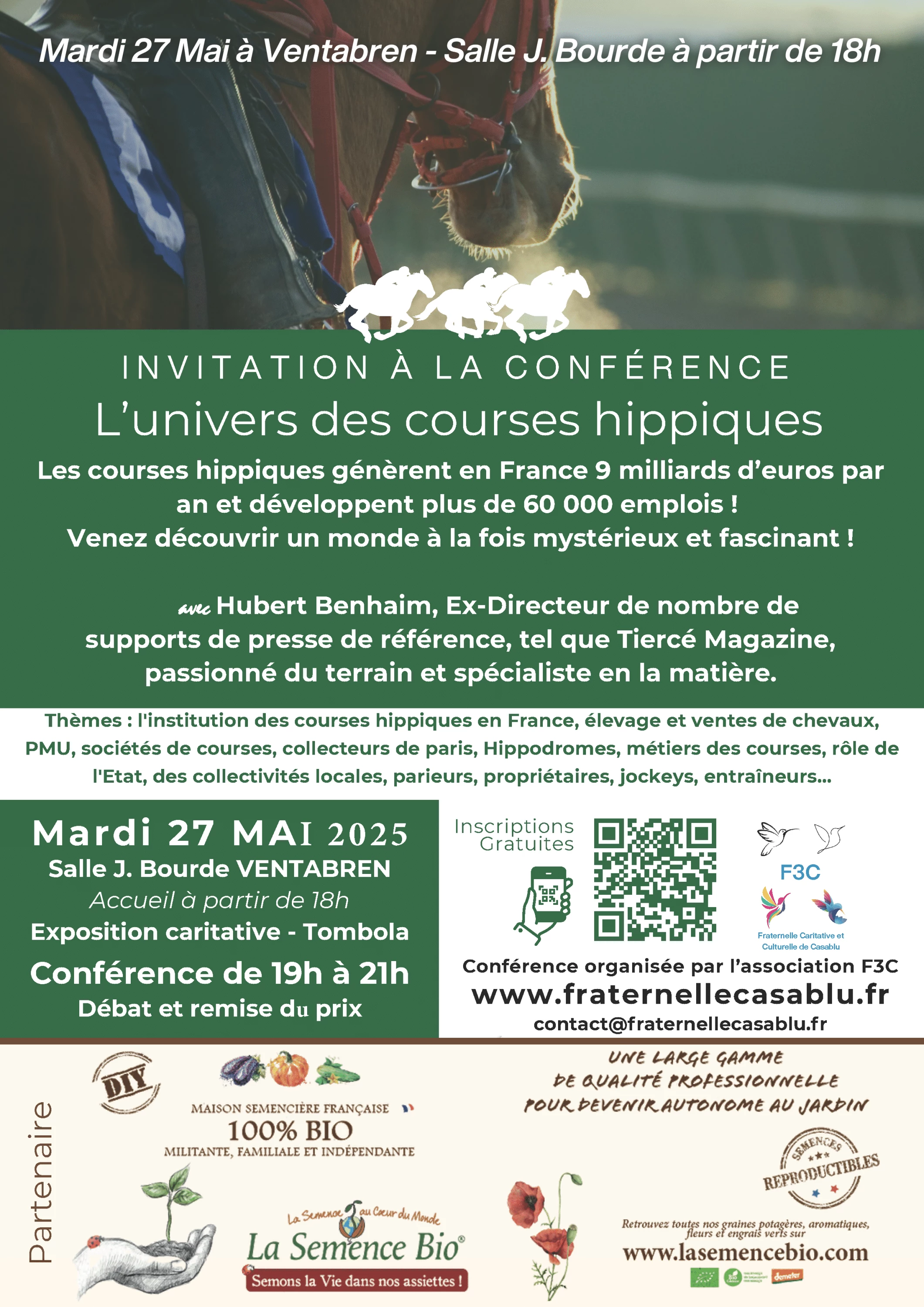 Conférence sur l’univers des courses hippiques