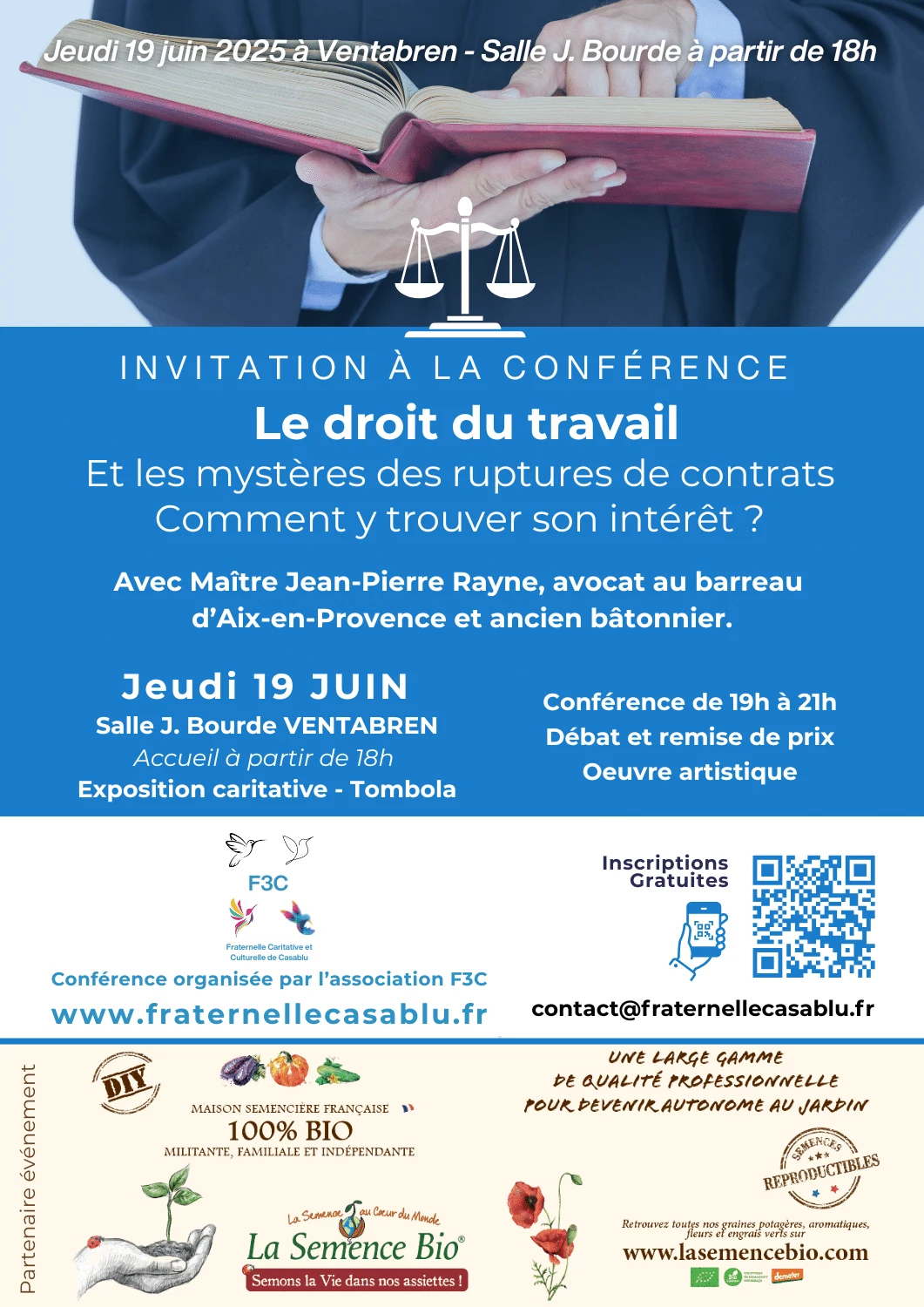 Conférence sur le droit du travail – Association F3C
