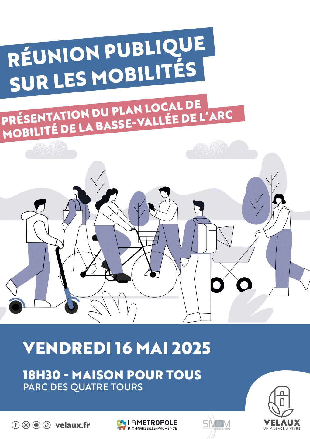 Réunion publique sur les mobilités – Velaux