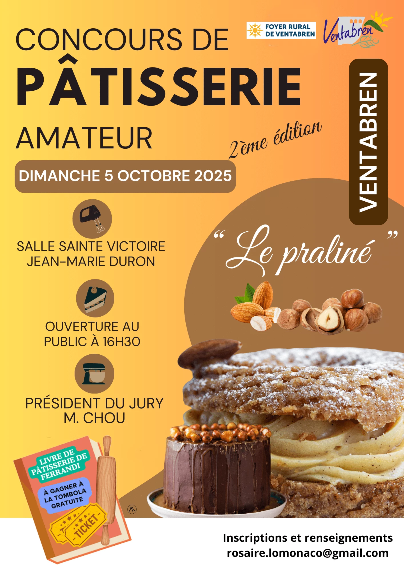 Concours de pâtisserie amateur