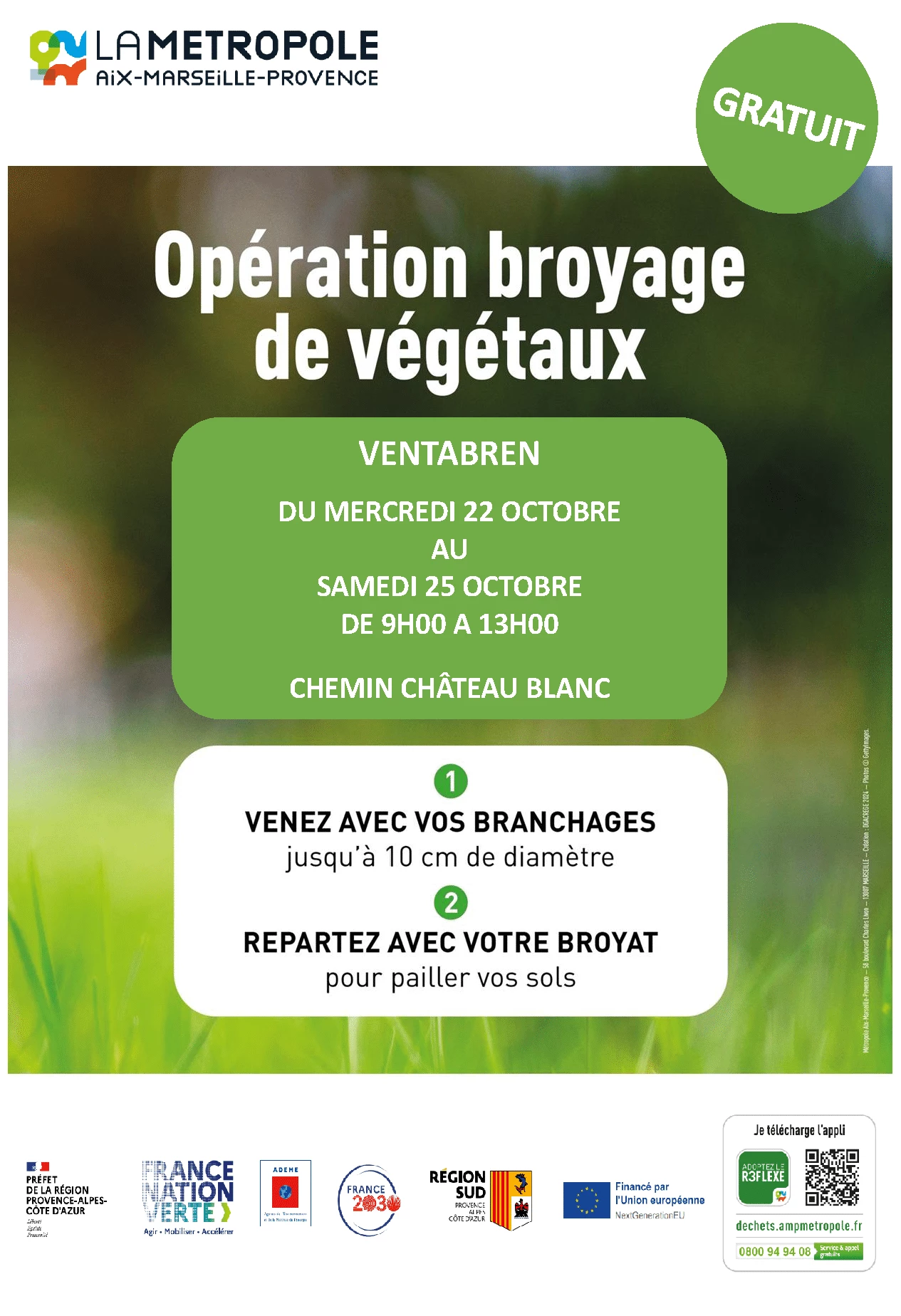 OPÉRATION BROYAGE DE VÉGÉTAUX