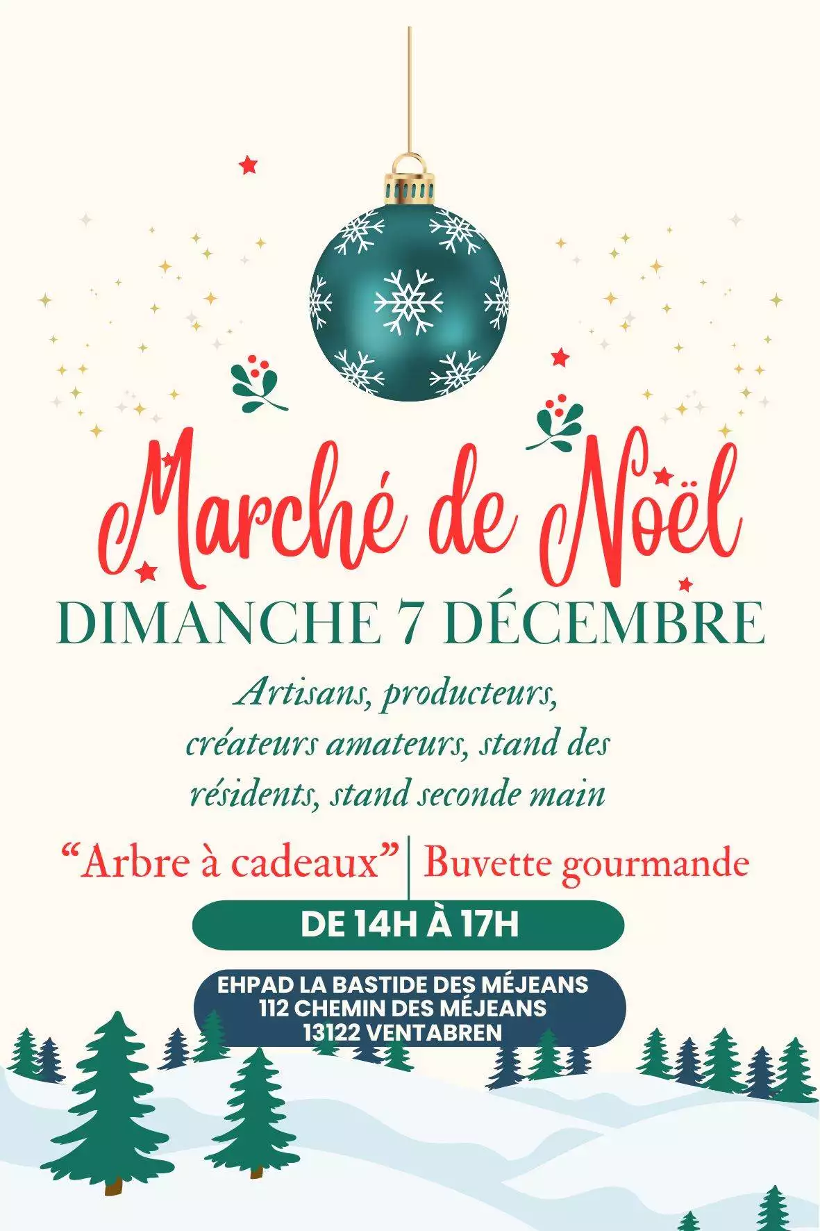 MARCHÉ DE NOËL DE L’EHPAD
