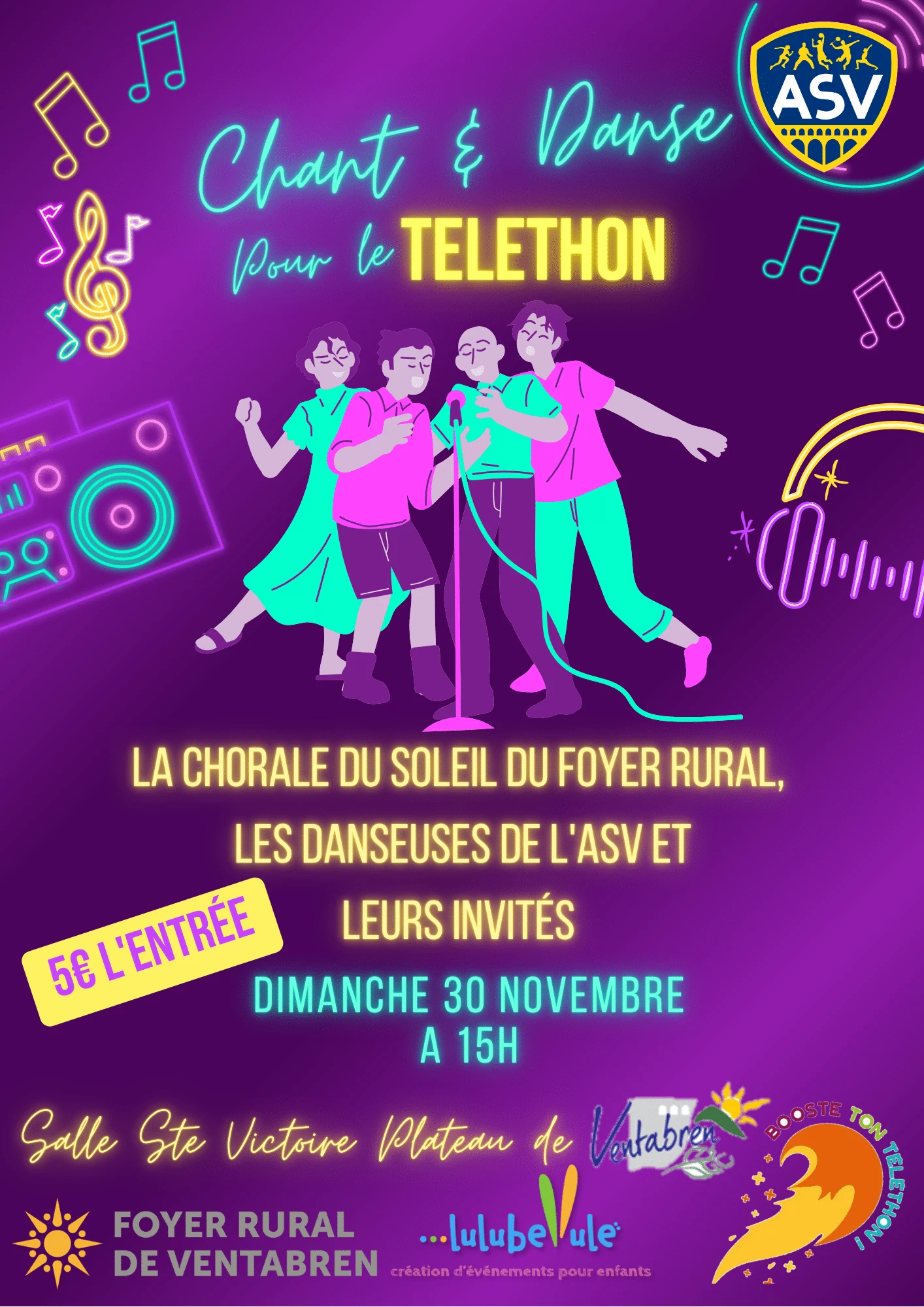Chant et danse pour le Téléthon