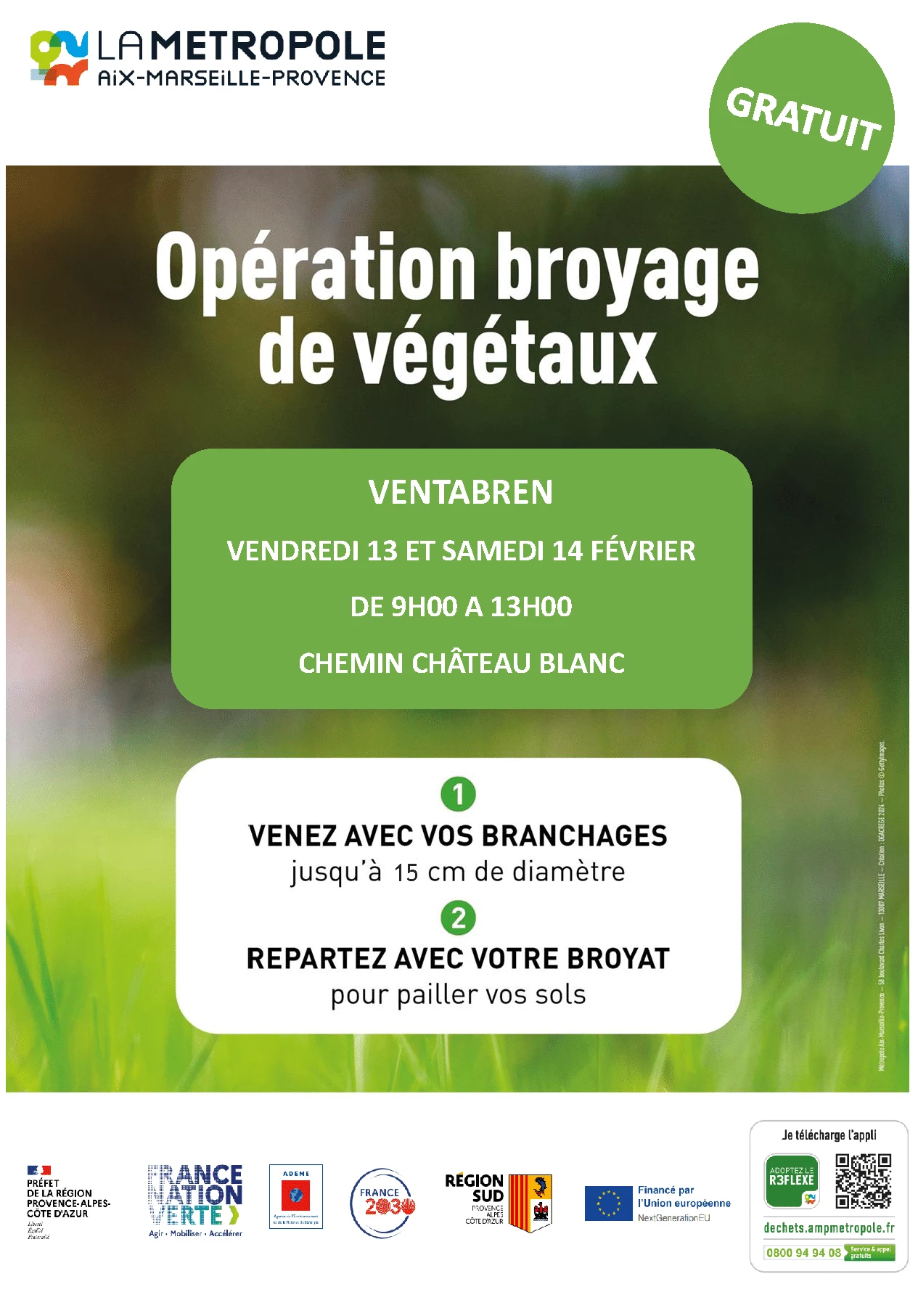 OPÉRATION BROYAGE DE VÉGÉTAUX