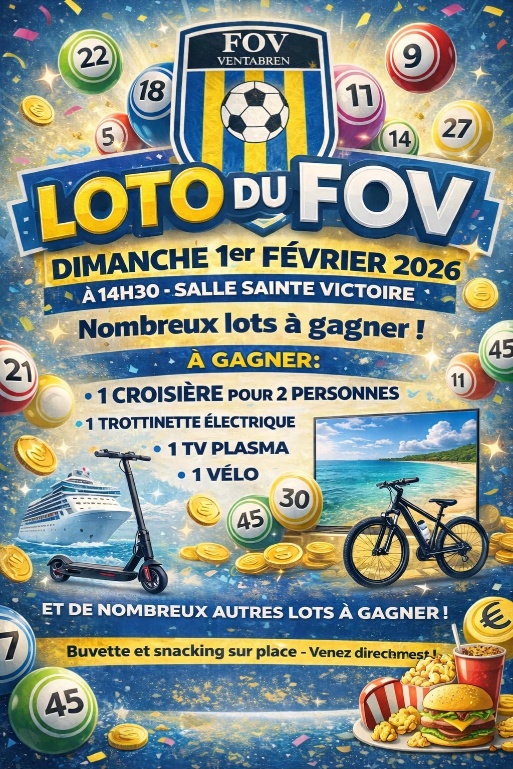 LOTO DU FOOTBALL OLYMPIQUE DE VENTABREN