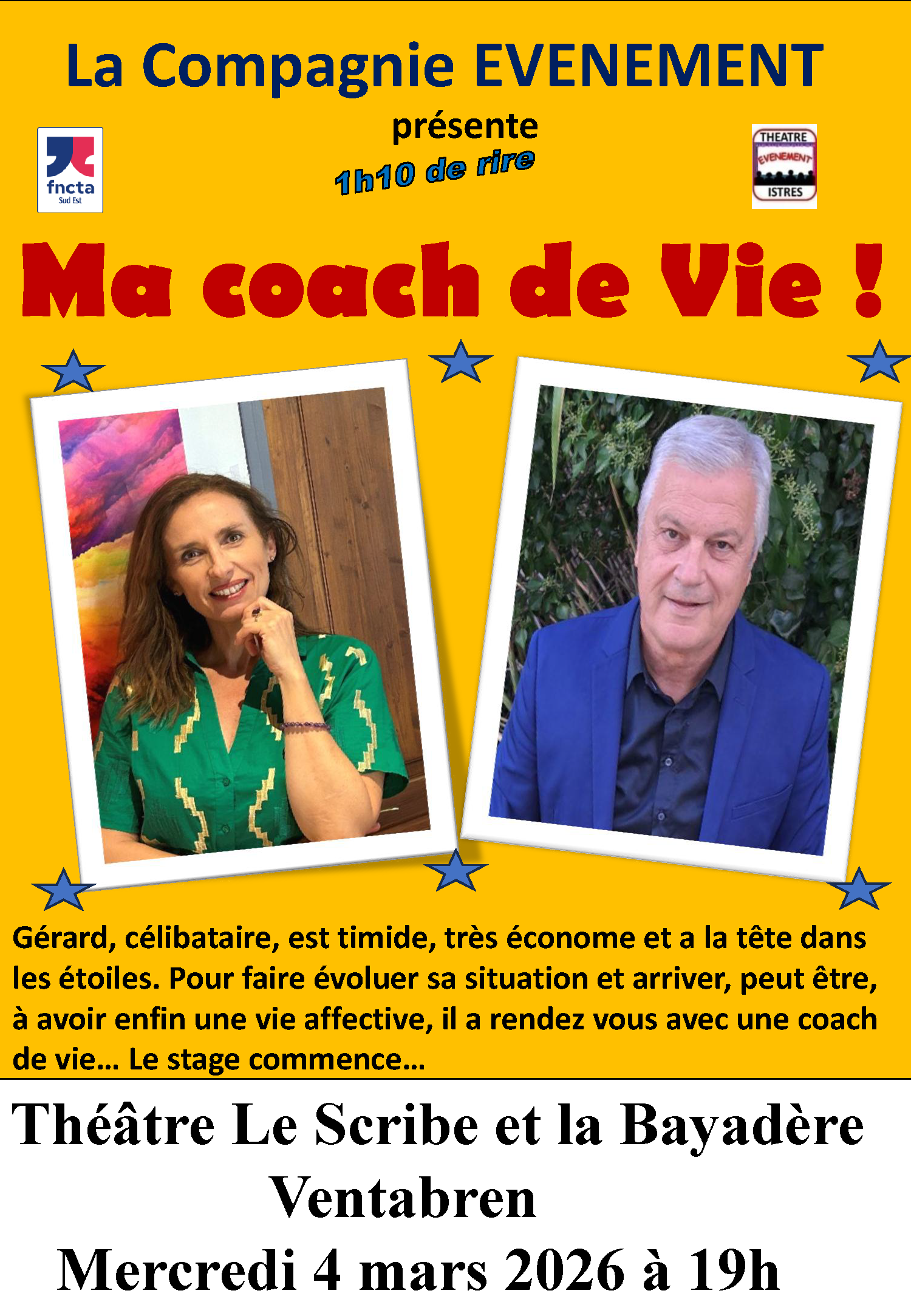 « MA COACH DE VIE » – THÉÂTRE