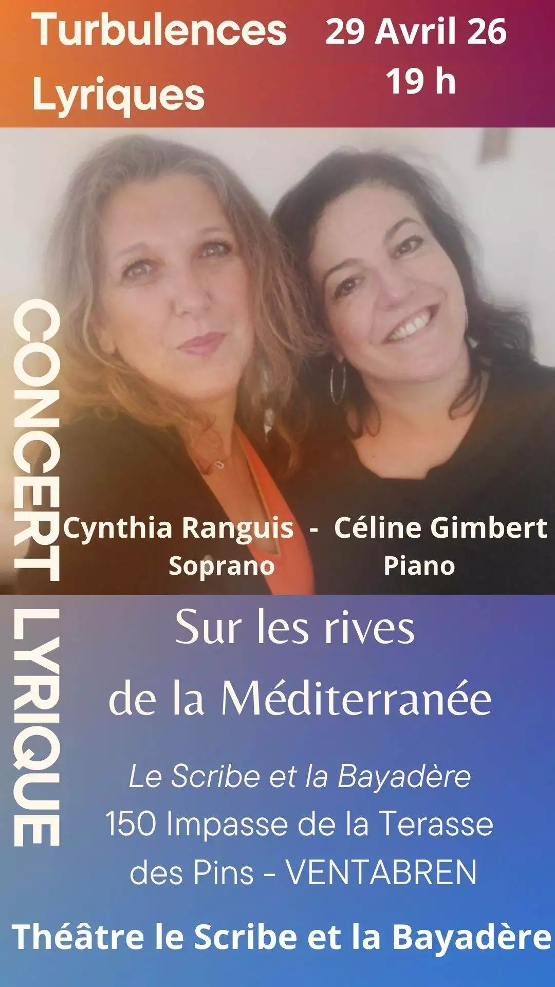 Concert lyrique « Sur les rives de la Méditerranée »
