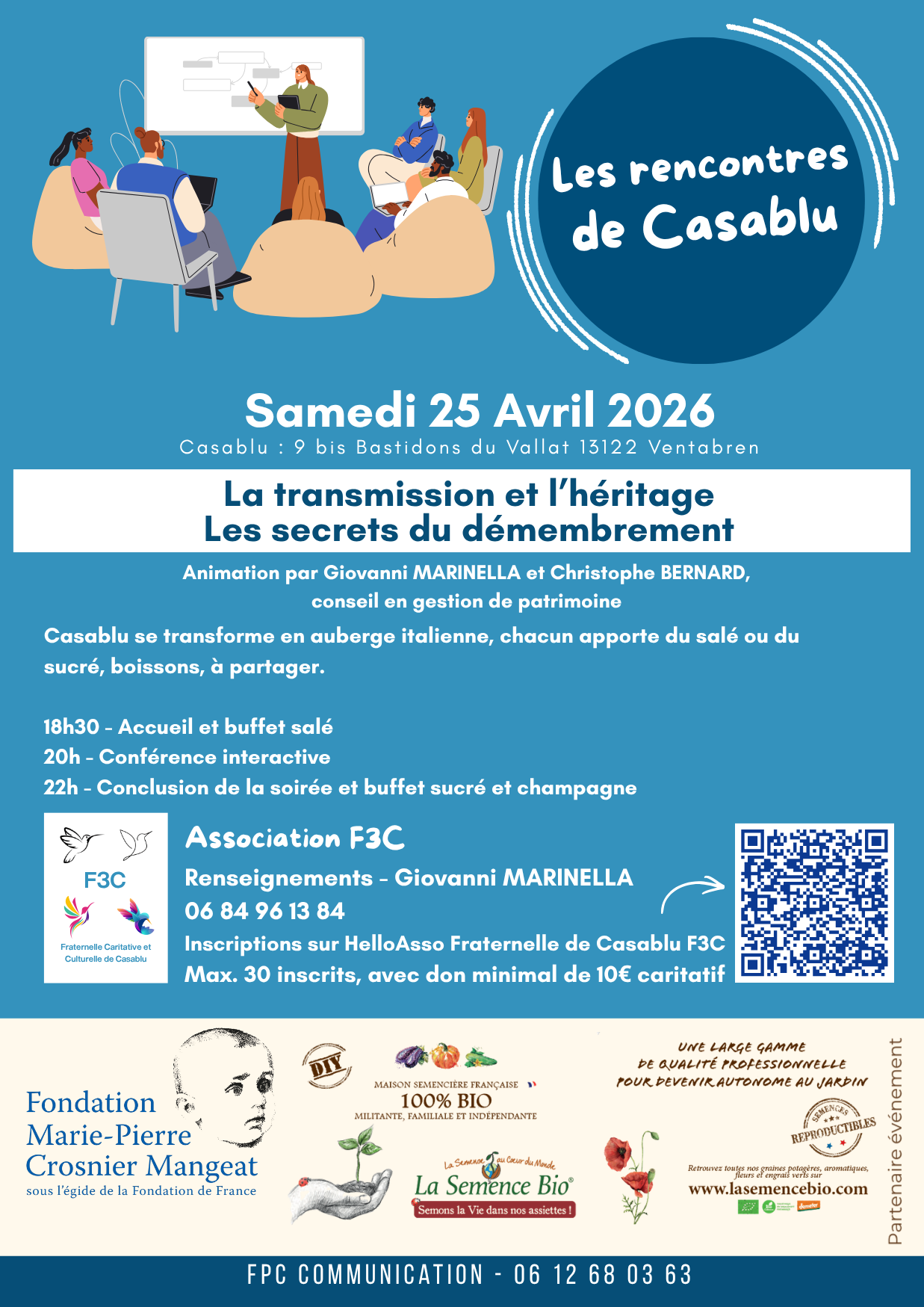CONFÉRENCE « LA TRANSMISSION ET L’HÉRITAGE, LES SECRETS DU DÉMEMBREMENT »