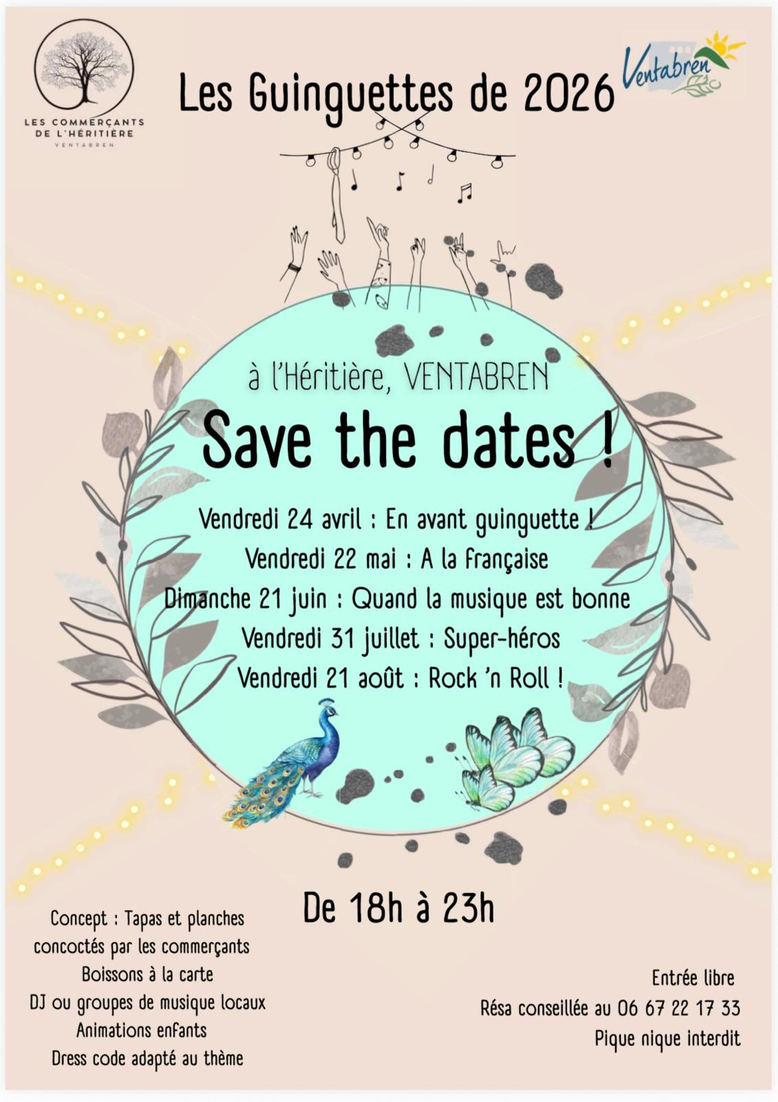 GUINGUETTE DE L’ASSOCIATION DES COMMERÇANTS DE L’HÉRITIÈRE