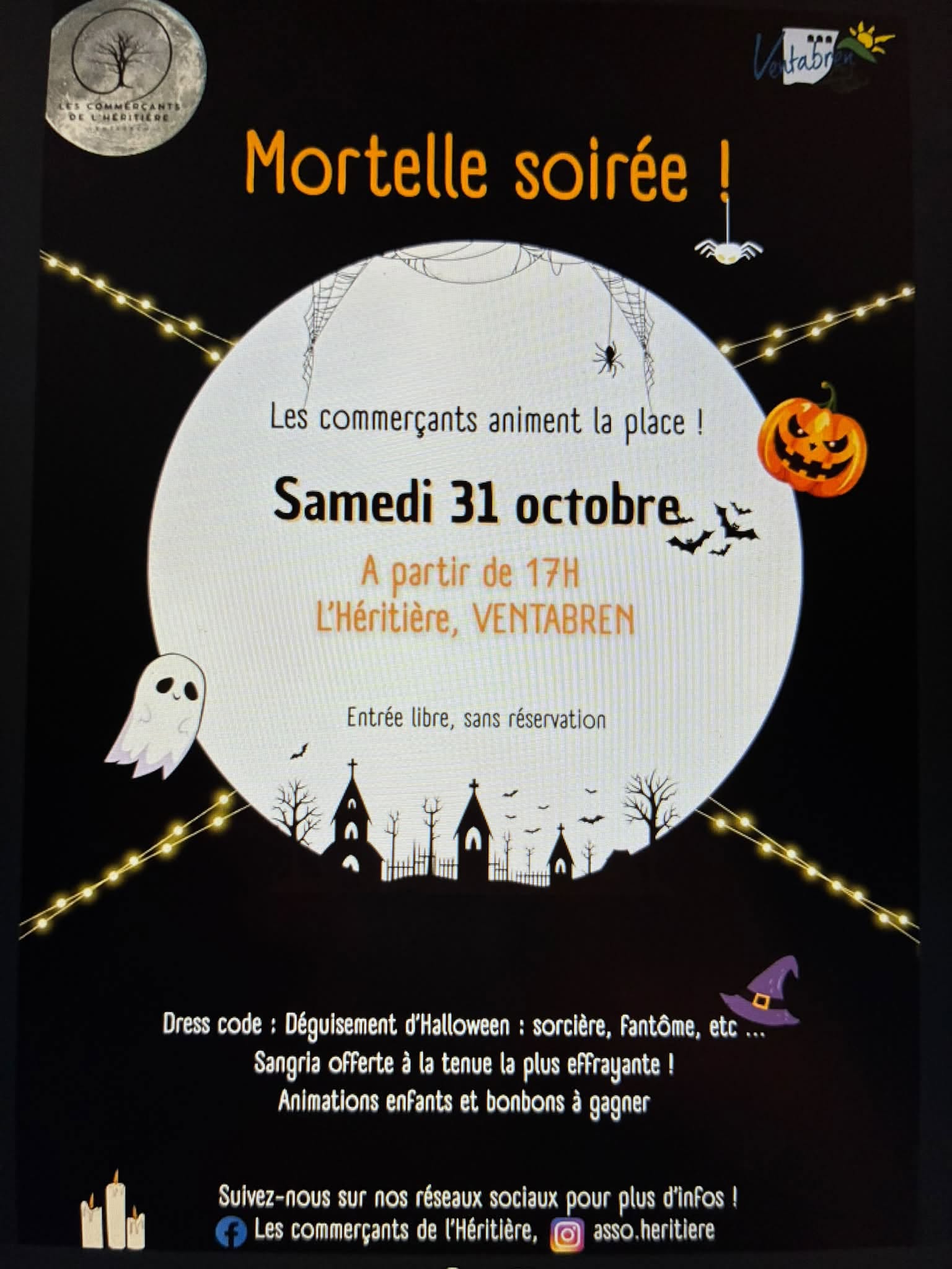 « Mortelle soirée » par les commerçants de l’Héritière